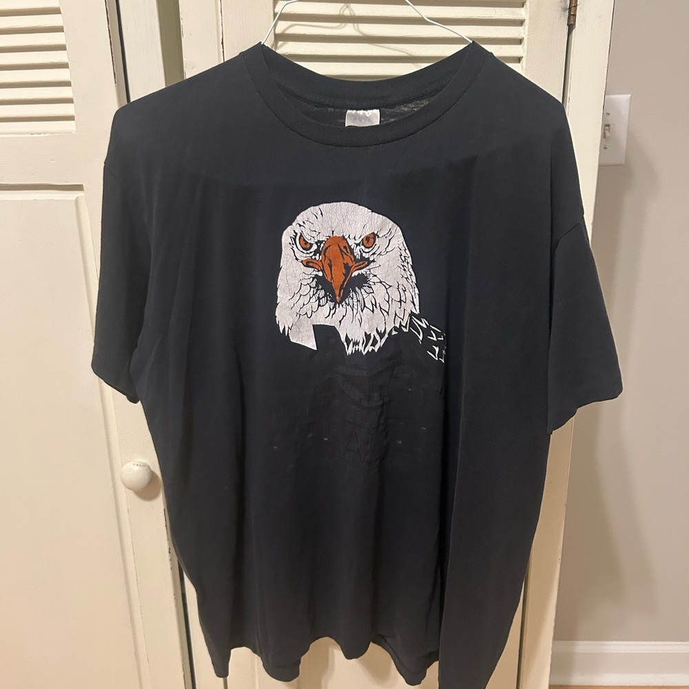 Men's Vintage Black Graphic T-Shirt